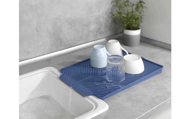 Wenko Linea Abtropfmatte 40 X 30 X 3 Cm Grau – Bild 5