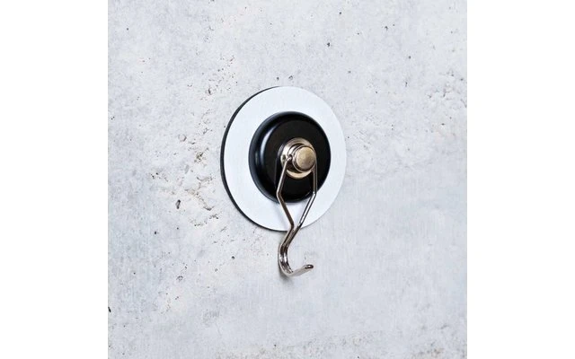 Silwy® The One Magnet-Haken Inkl. Metall Nano Gel Pad Weiß / Schwarz