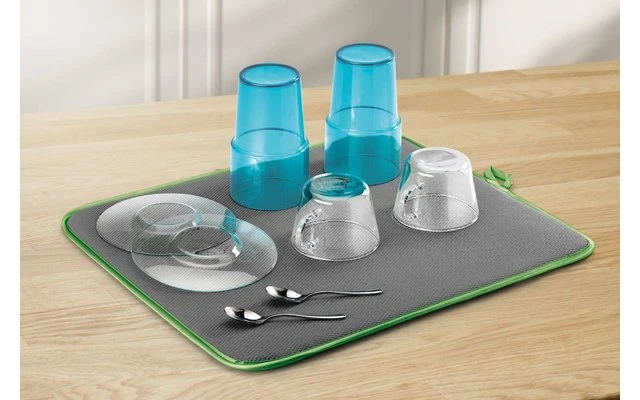 Metaltex Softex Microfaser Abtropfmatte Anthrazit – Bild 6