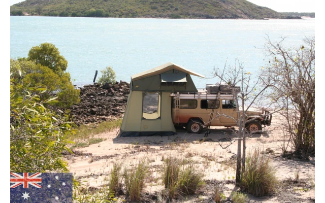 Gordigear Dachzelt 180 Plus Für 4 Personen Mit Vorzelt 180 X 320 Cm Grün – Bild 6